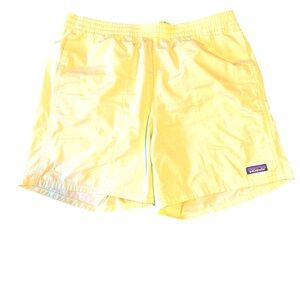 Patagonia Men's Neon Green Athletic Shorts